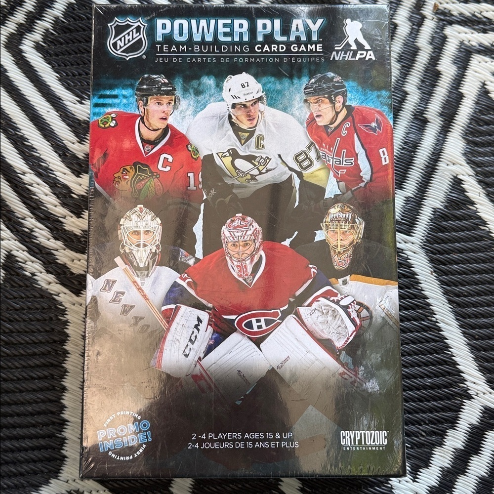 NHL Power Play Team-Building Card Game. New in sealed box